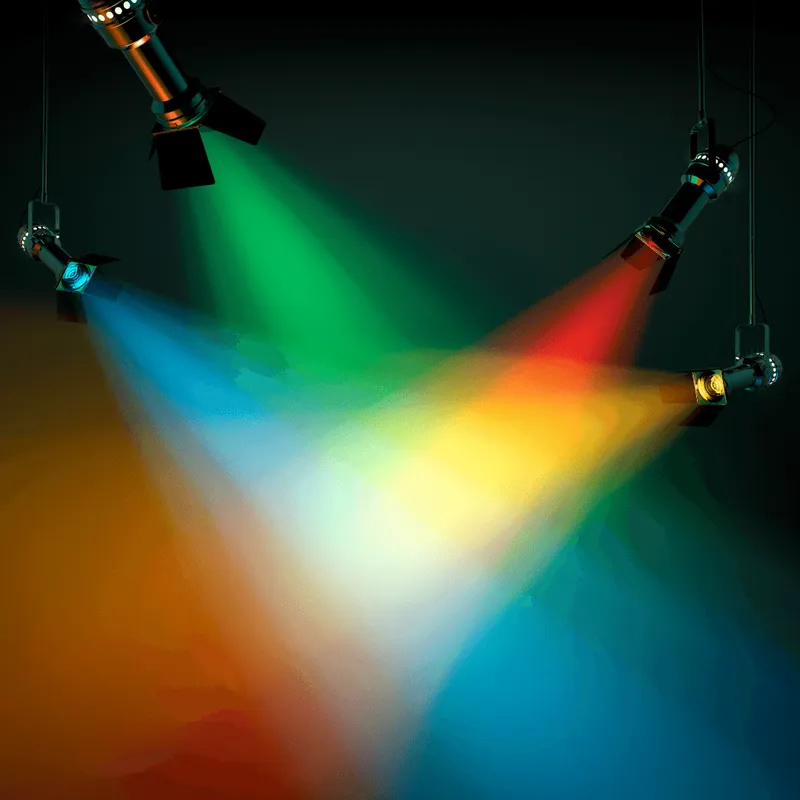 colored lights