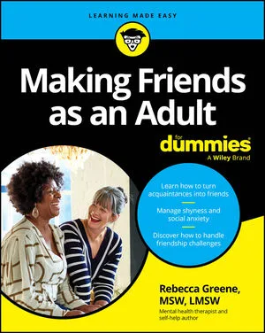 Book cover of Making Friends as an Adult For Dummies by Rebecca Greene