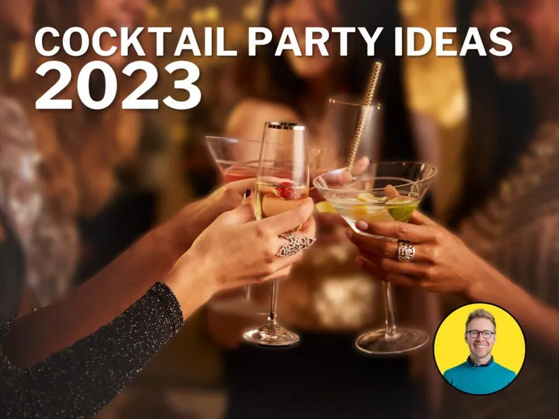 header text: cocktail party ideas