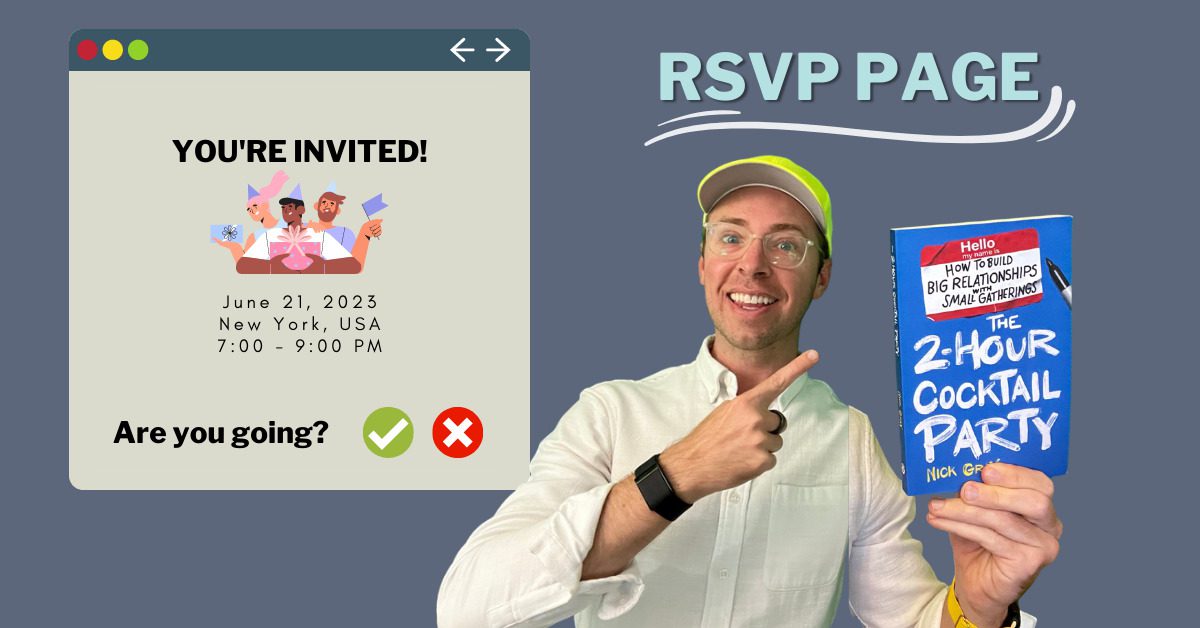 How To Create A Party RSVP Page 9 Steps   USE Social Image 1200 × 628 Px 5 