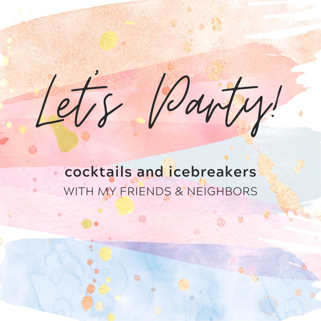 Cocktails and Icebreakers Party invitation