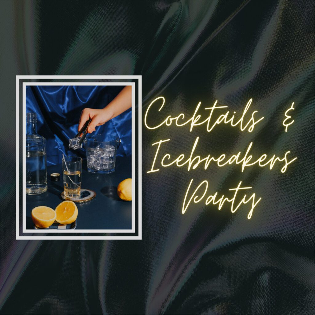 Cocktails and Icebreakers Party invitation