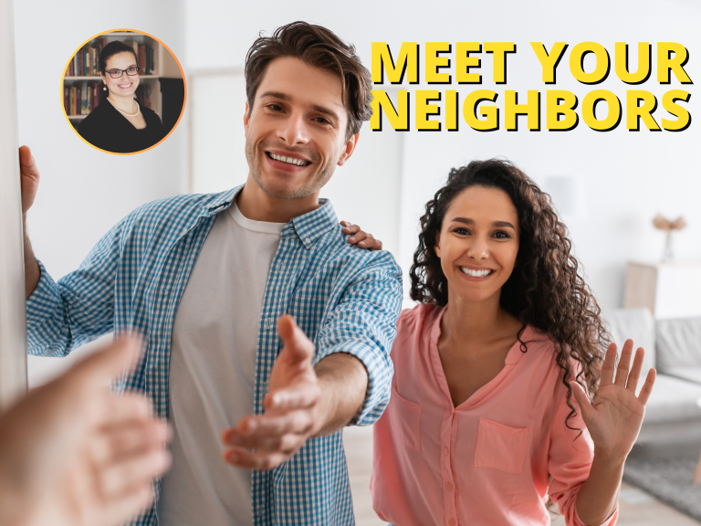 header text: meet your neighbors